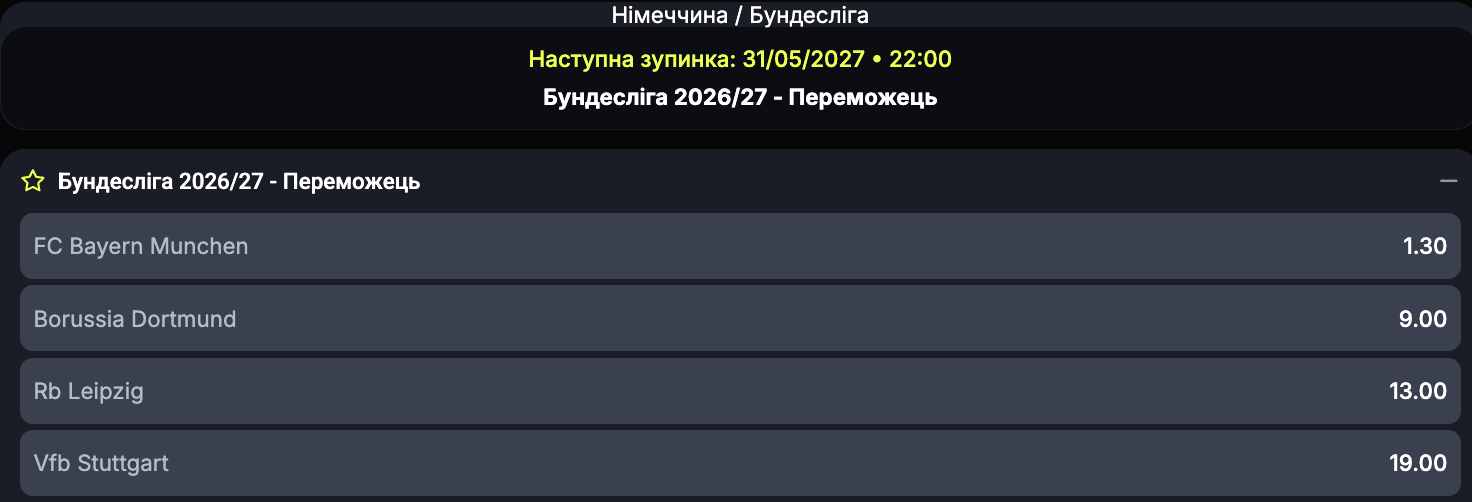 ставки на бундеслігу бетон